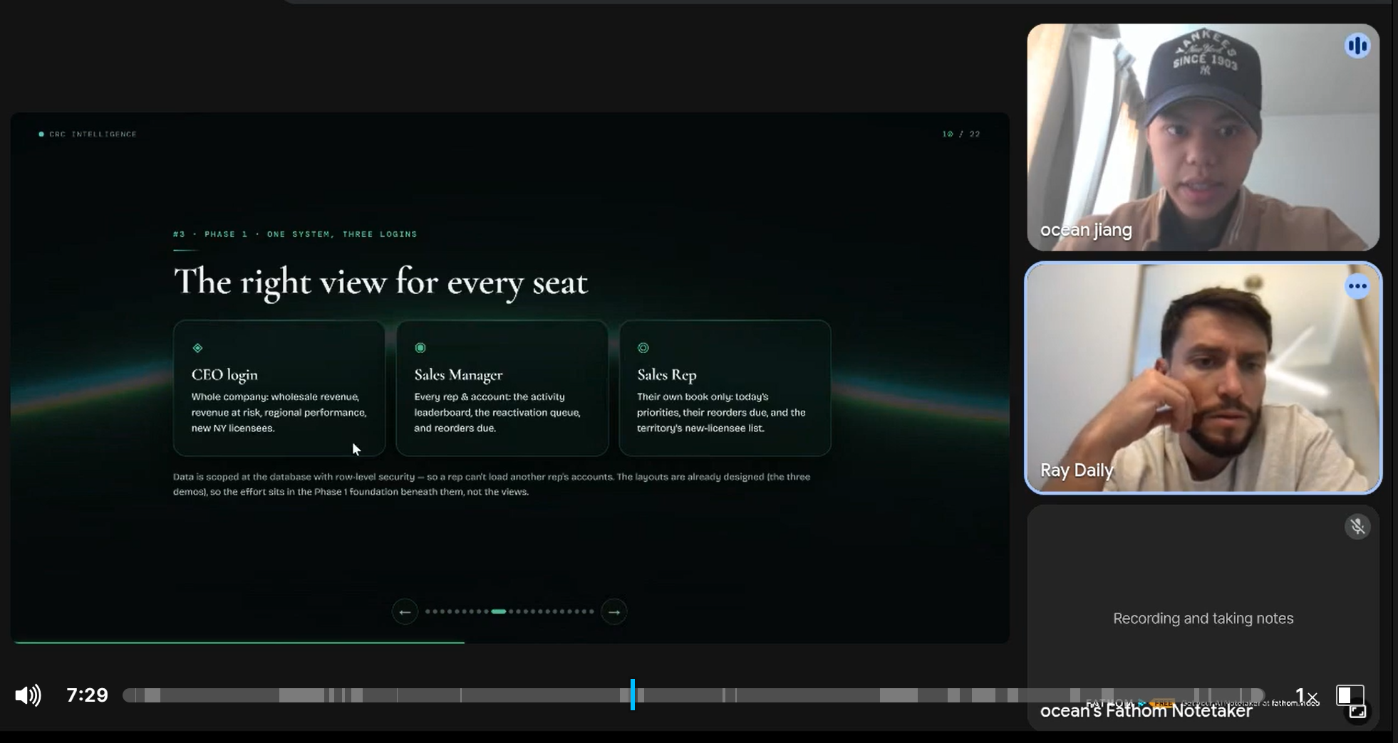 Live call with Ray Daily of CRC